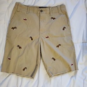 Young boys khaki shorts